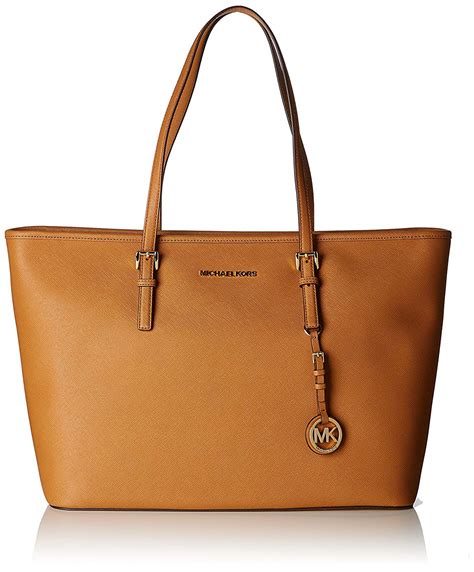 michael kors jet set medium top zip tote